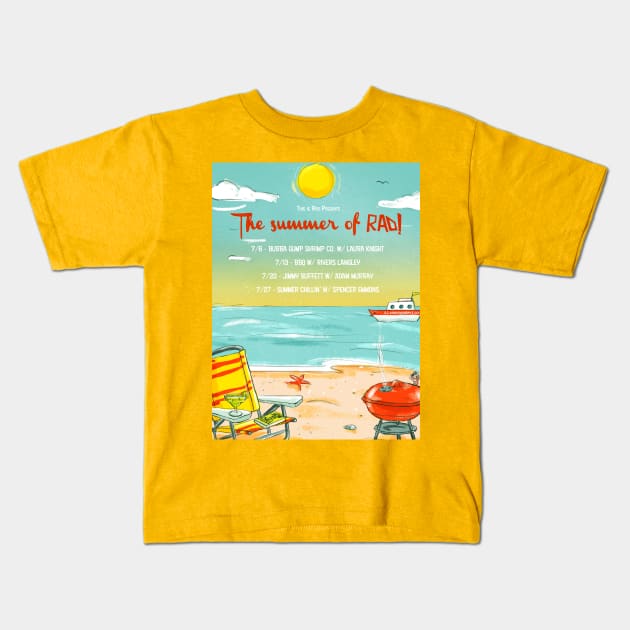 The Summer of RAD! 2016 Kids T-Shirt by This is Rad!